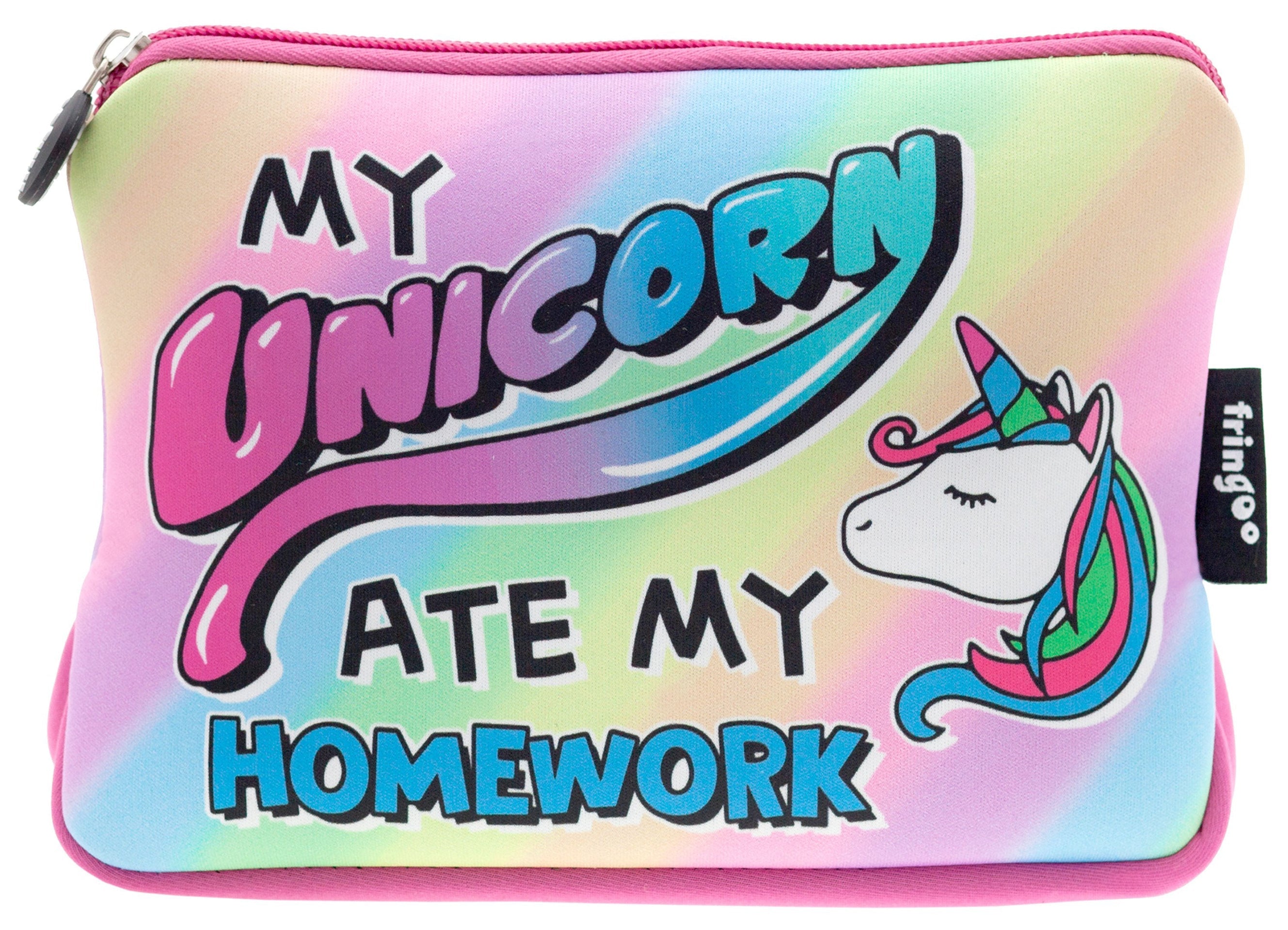 Grande trousse scolaire – licorne « Ate »