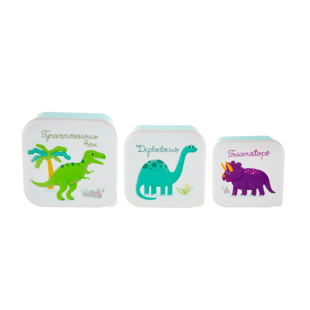 Boîtes à goûter Dinosaures Roarsome - Set de 3
