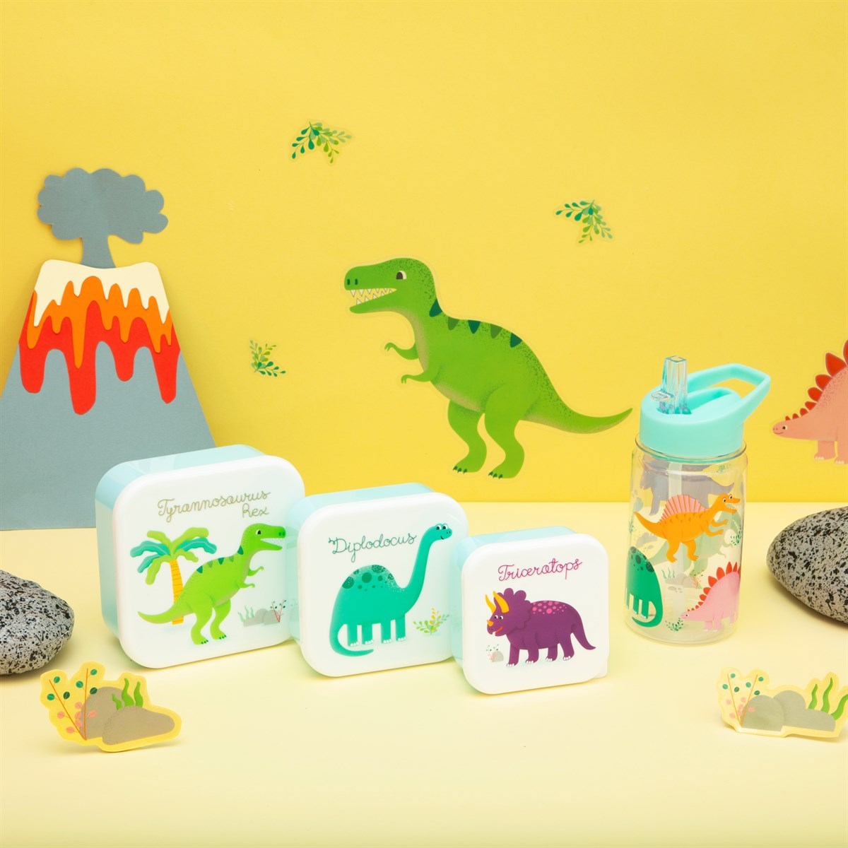 Boîtes à goûter Dinosaures Roarsome - Set de 3