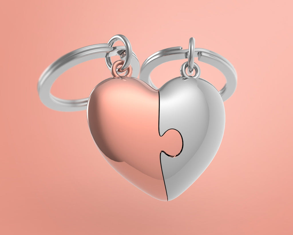 Llavero de Corazón para Parejas