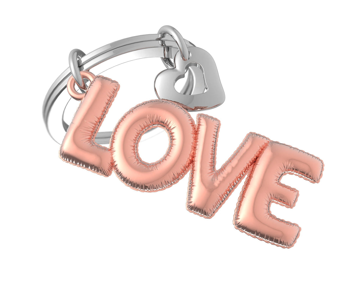 Llavero Love Globo Inflable Rosa