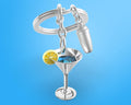 Cocktail key ring