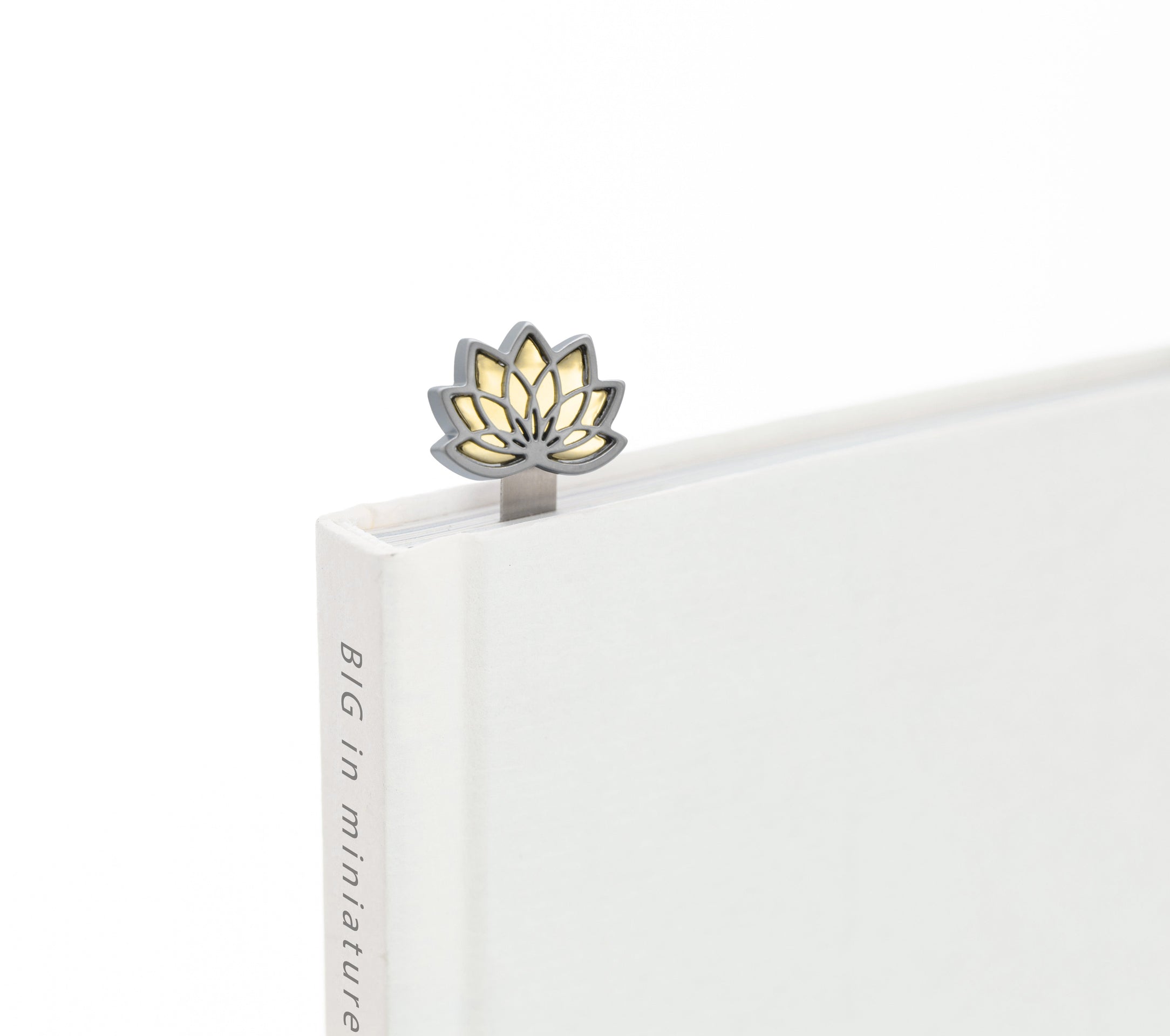 Marque Page Lotus Doré