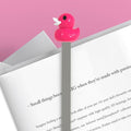 Fuchsia Pink Duck Bookmark