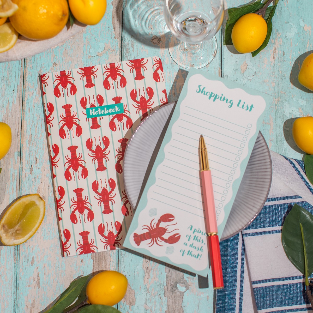 Carnet A5 Homards