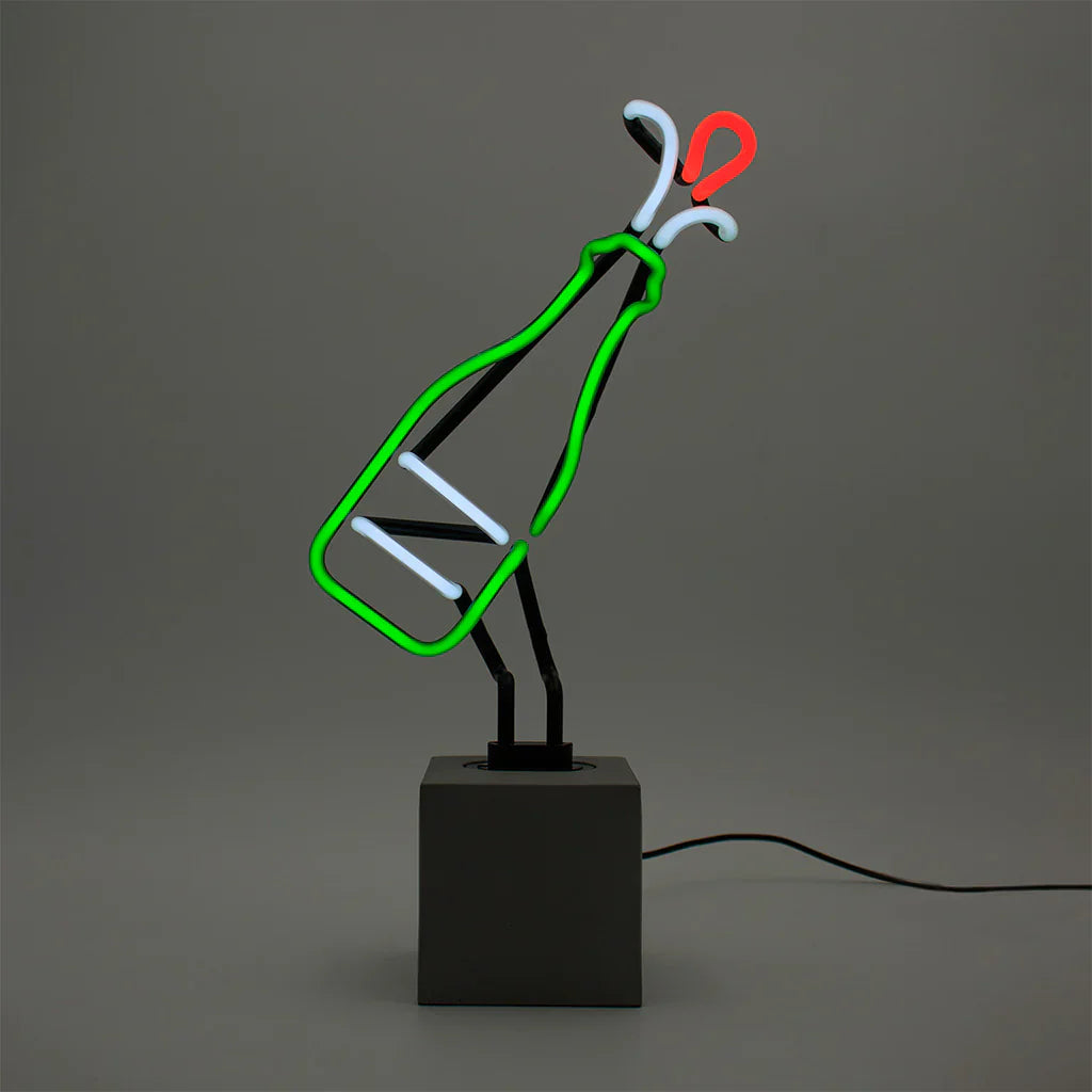 Lampada al neon a bottiglia