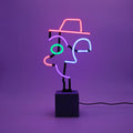 panneau neon wink face locomocean