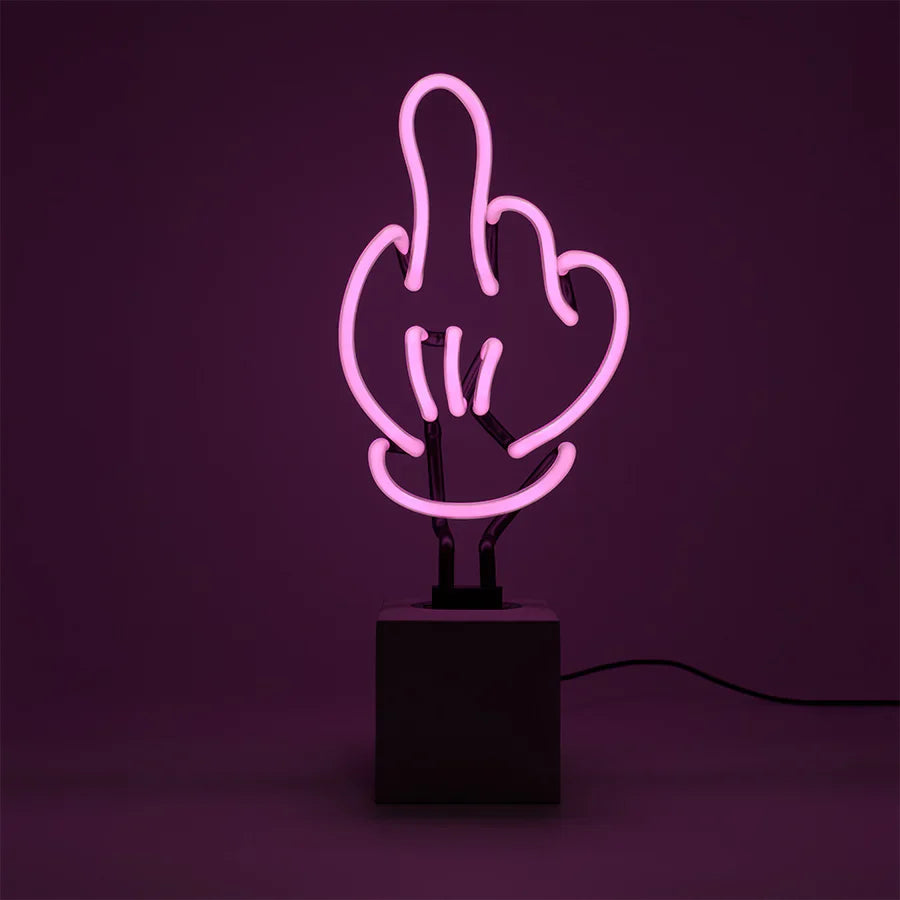 Neon Hand Lamp "Fuck"