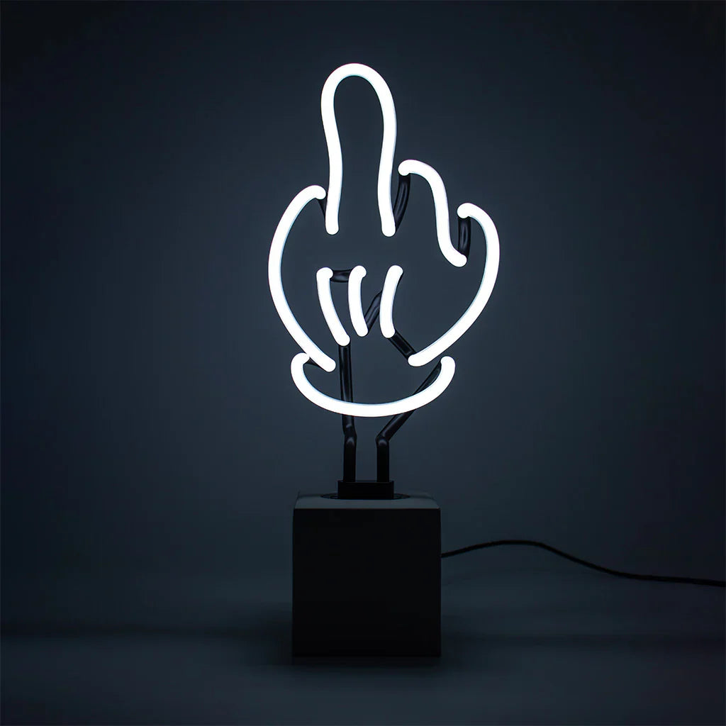 Neon Hand Lamp "Fuck"