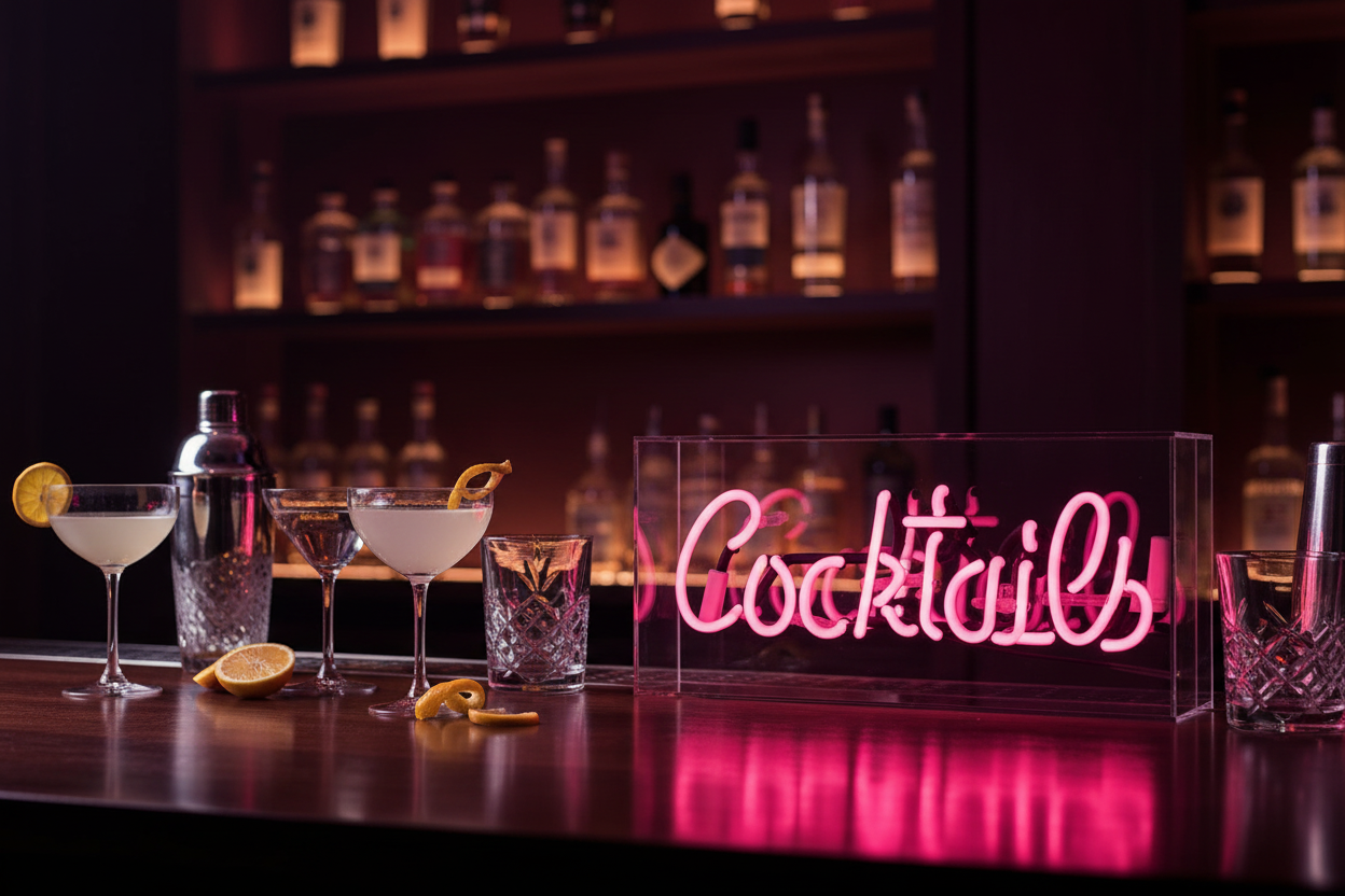 Neon Pink Cocktails