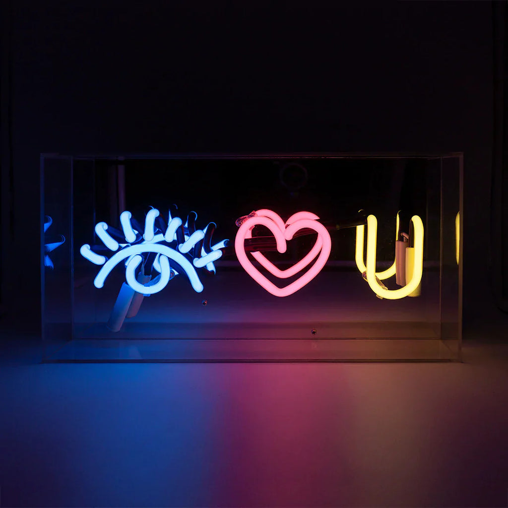 Neon Eye Love You