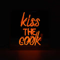 Néon KISS THE COOK Orange Locomocean | Boutique d'objets cadeaux designs 