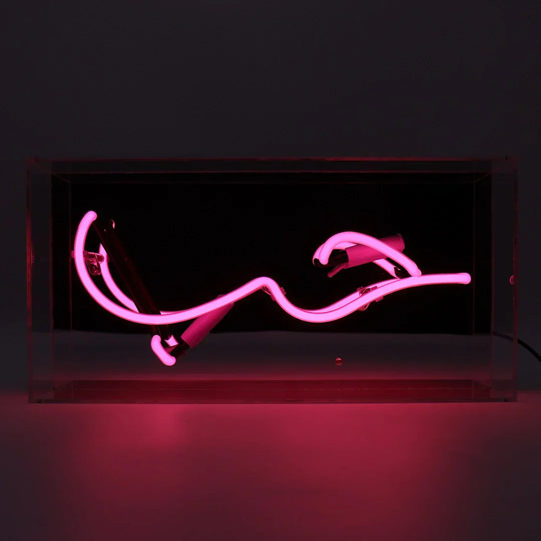 Insegna al neon 'HUB' (Amore in arabo)