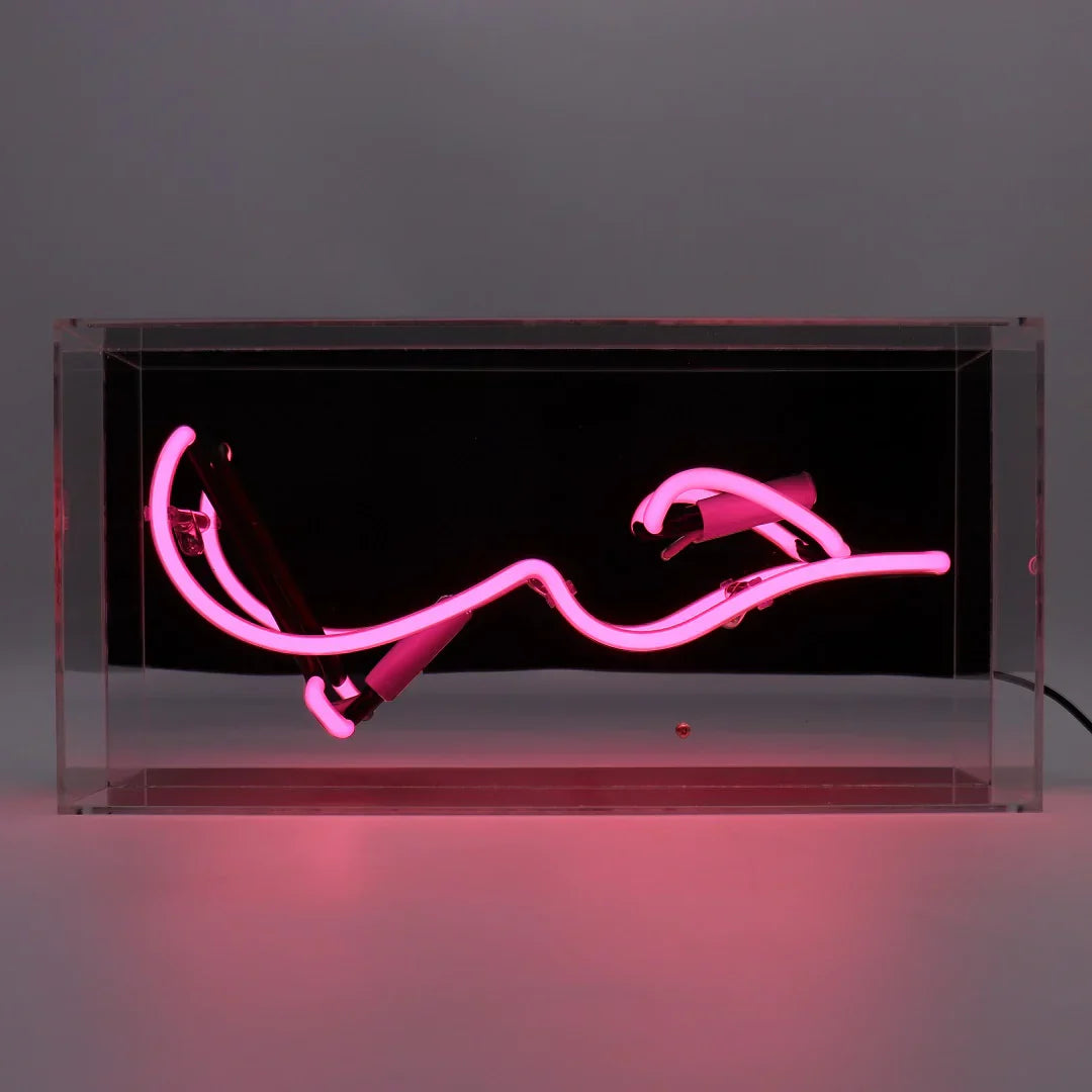 Insegna al neon 'HUB' (Amore in arabo)
