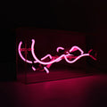 Insegna al neon 'HUB' (Amore in arabo)