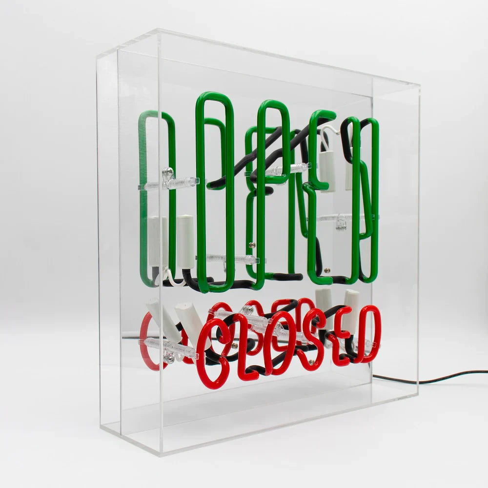 Insegna al neon Aperto / Chiuso
