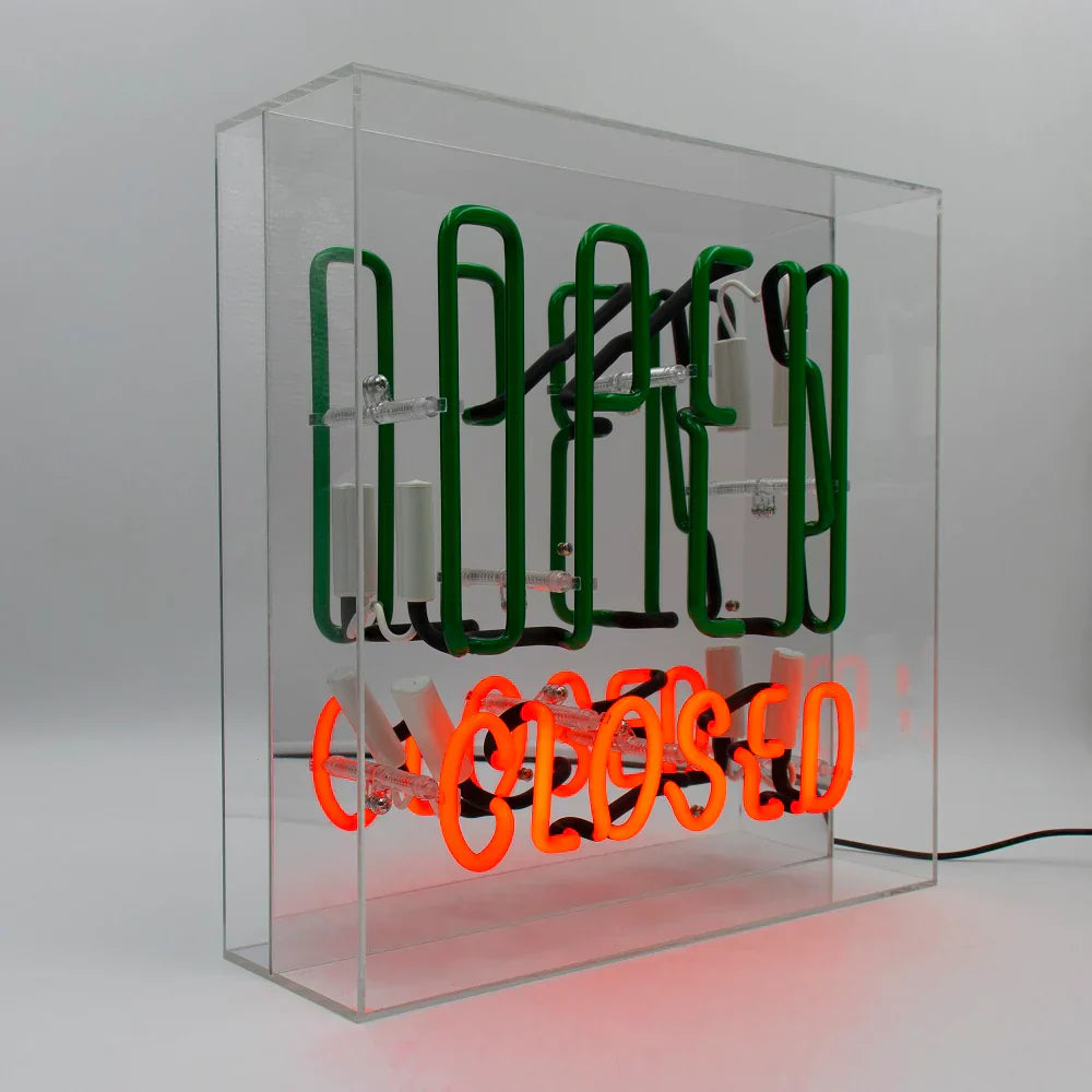 Insegna al neon Aperto / Chiuso
