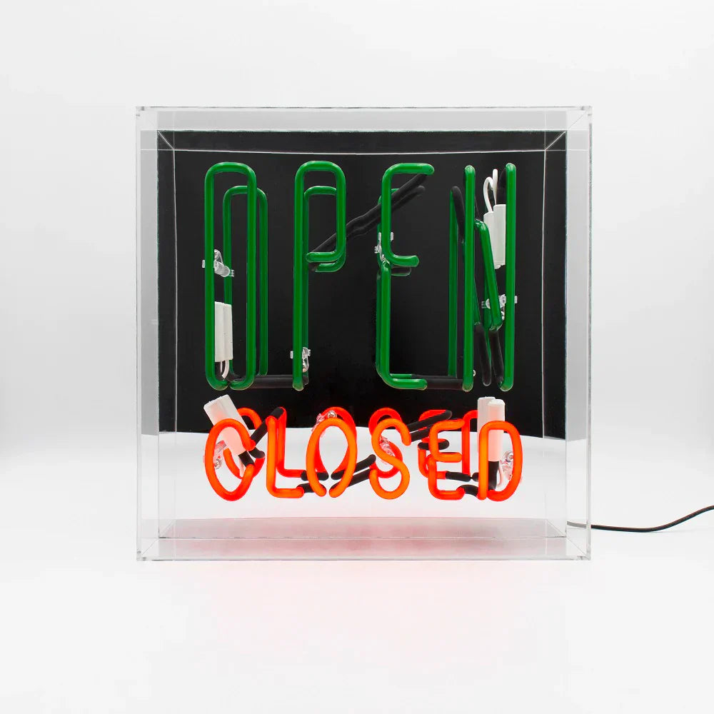 Insegna al neon Aperto / Chiuso