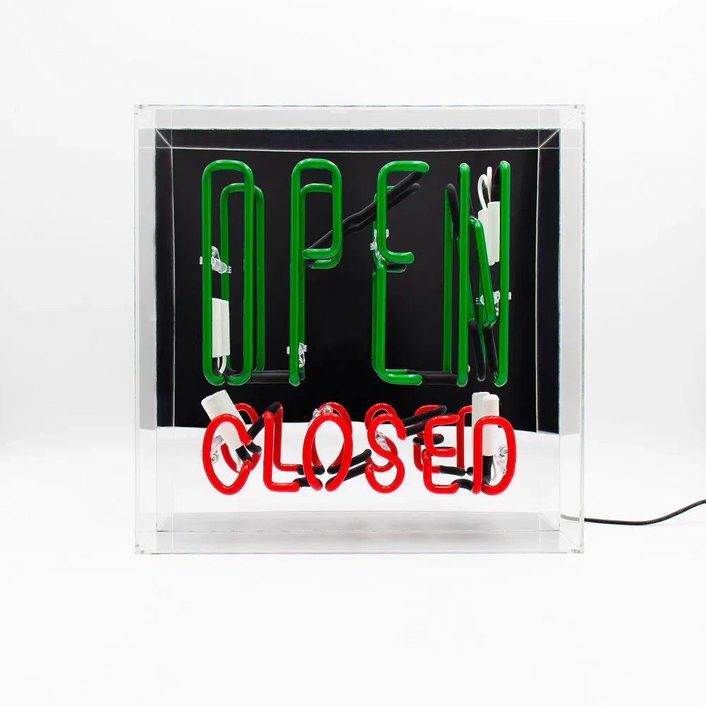 Insegna al neon Aperto / Chiuso