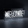 Néon WELCOME Blanc Locomocean | Boutique d'objets cadeaux designs 