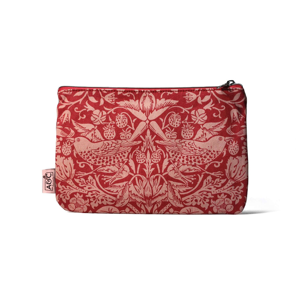 William Morris Coin Purse - ACS Raspb. 9 cm x 13 cm