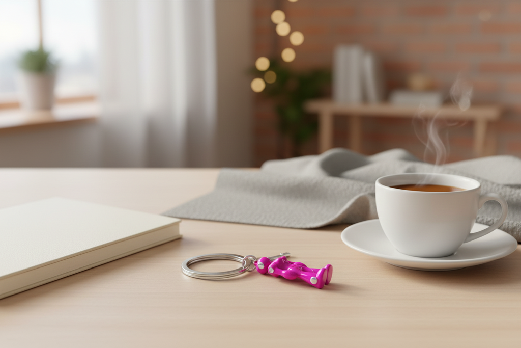 Robot Keychain for Women