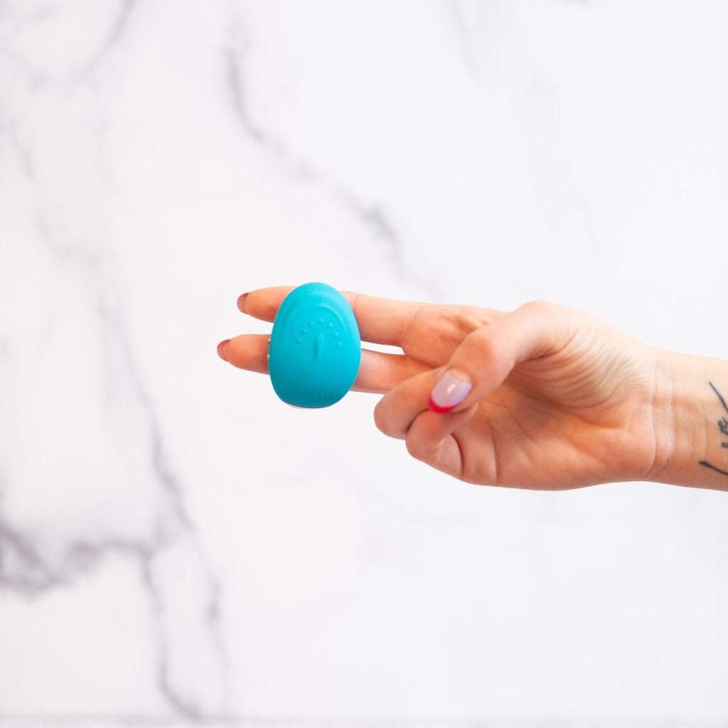 Vibromasseur de doigt « Queeni » Cygne – Emojibator – vue produit 1