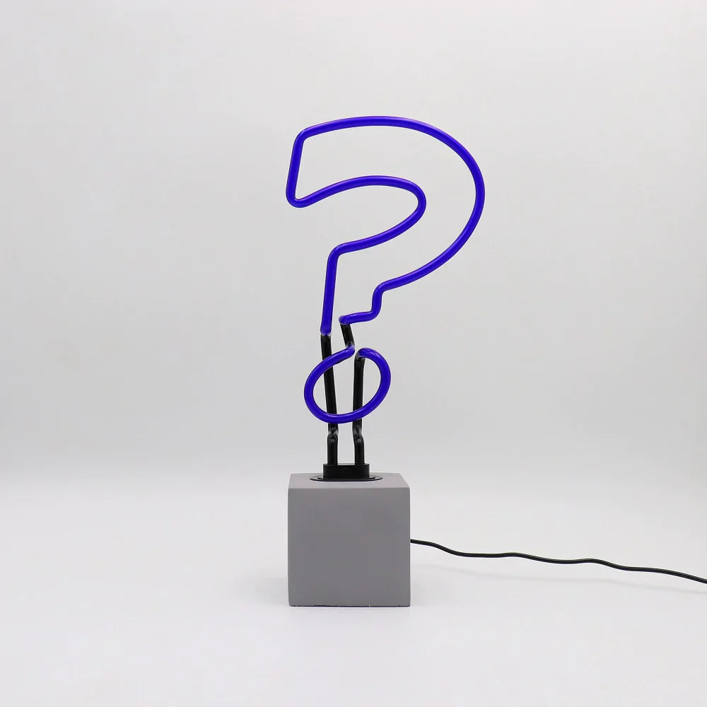Lampada al neon Punto interrogativo