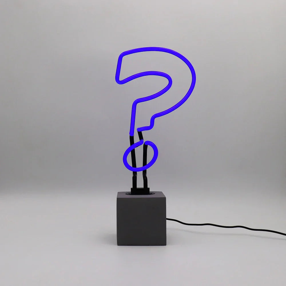 Lampada al neon Punto interrogativo