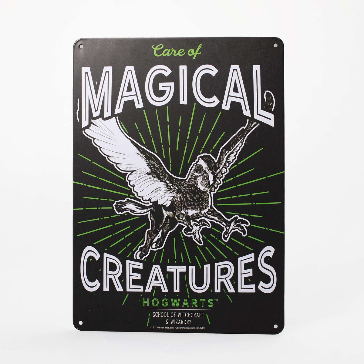 Harry Potter Decorative Metal Plaque - A5 Magical Creatures