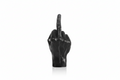 Sculpture Main F**k - Noir Bitten – Objet déco original