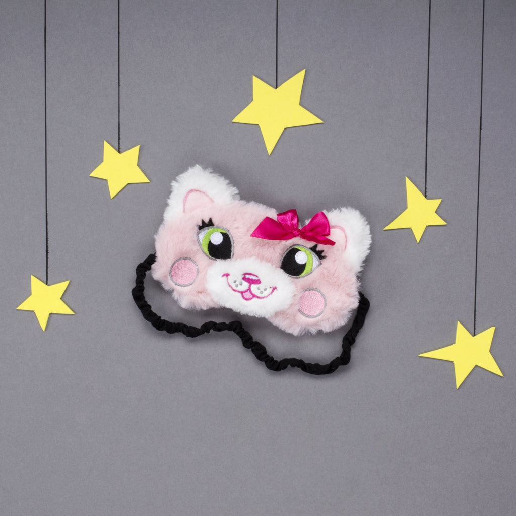 Masque de sommeil – rose chat