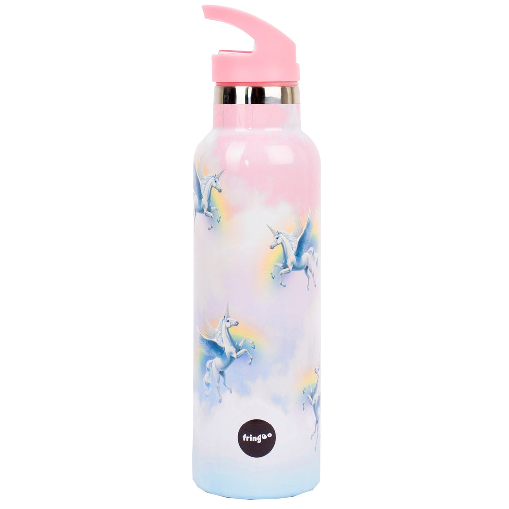 Gourde en acier inoxydable avec paille – acier inoxydable Bottle avec paille 600ml – licorne Sky