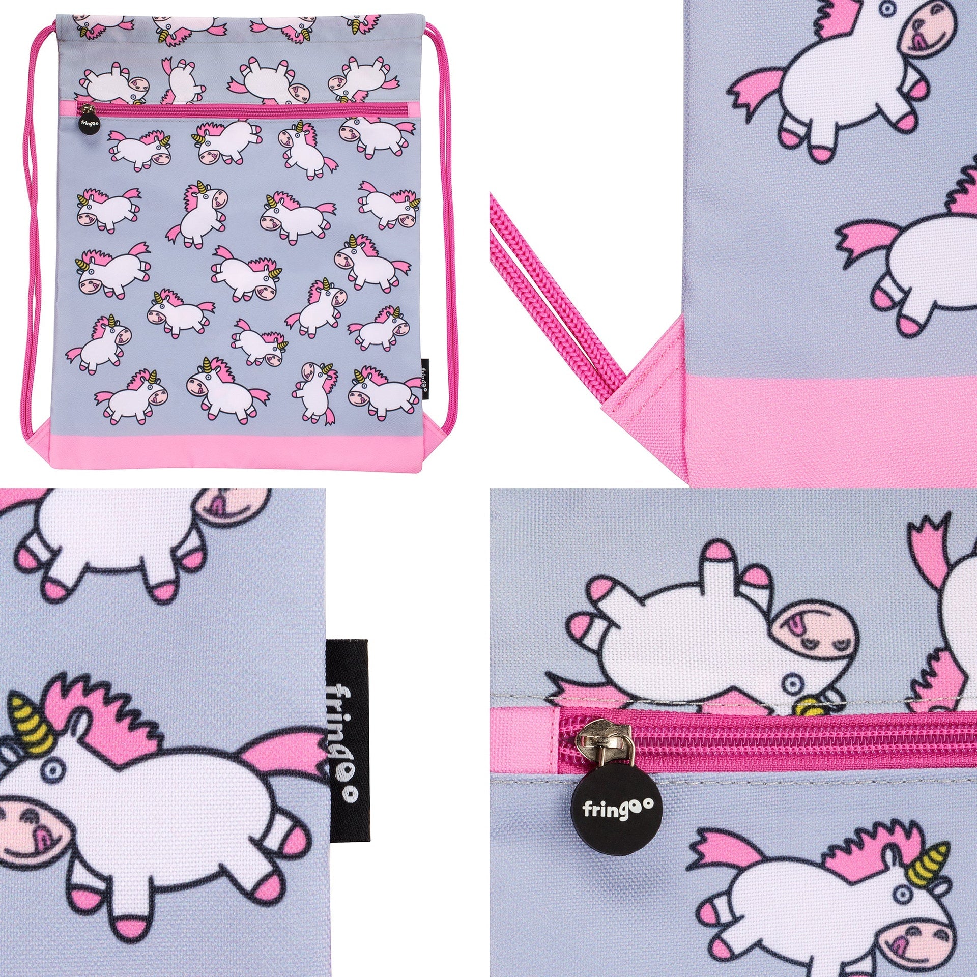 Sac à cordon – Chubby licorne