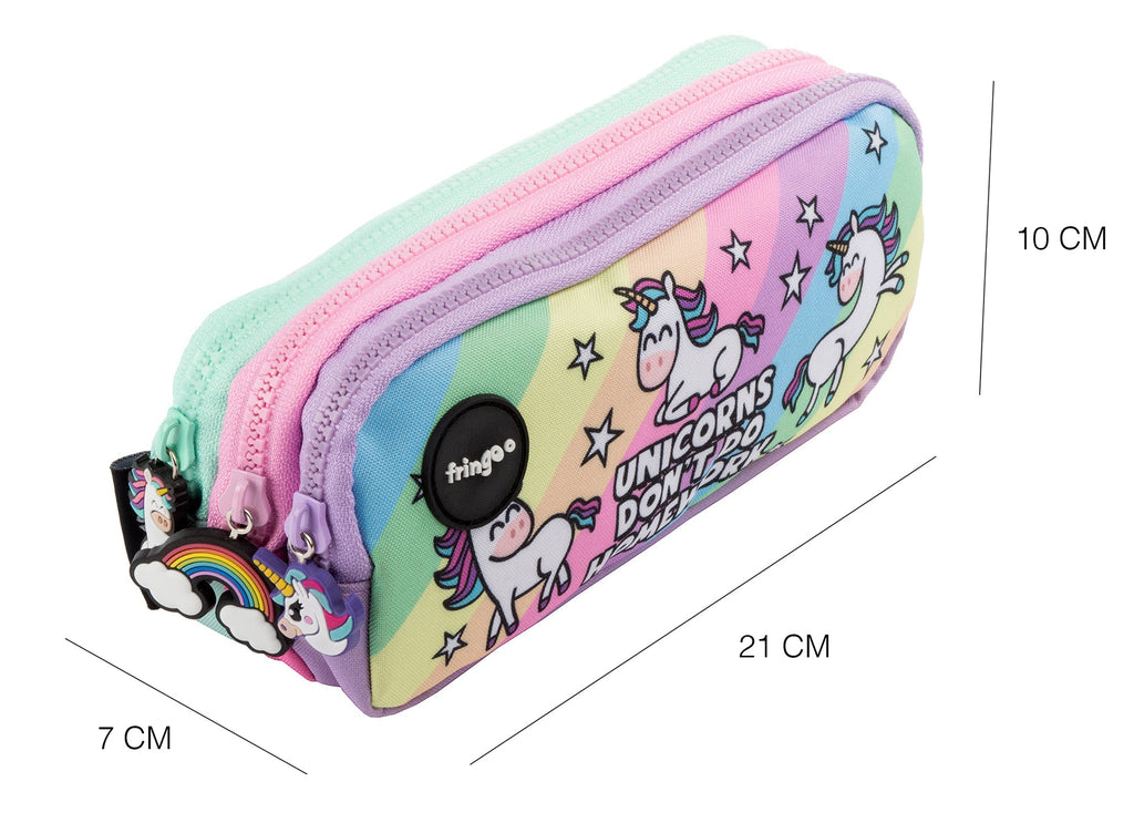 Trousse scolaire – licorne & Homework