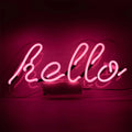 Insegna Neon da Parete - Hello Rose