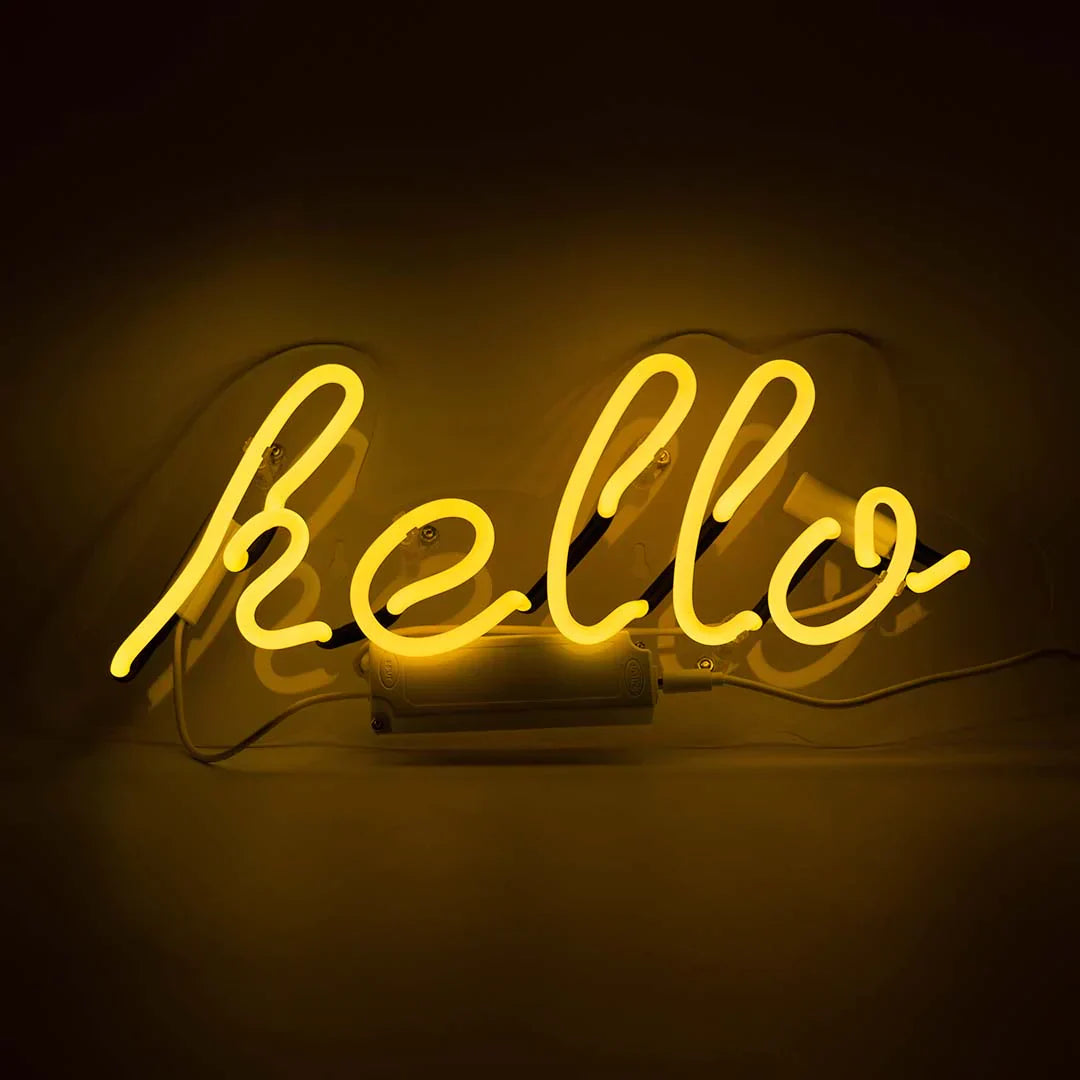 Insegna luminosa - Ciao Giallo