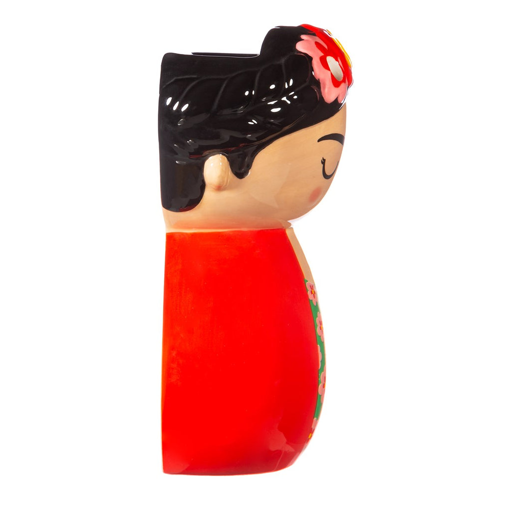 Jardinière murale Frida Kahlo rouge