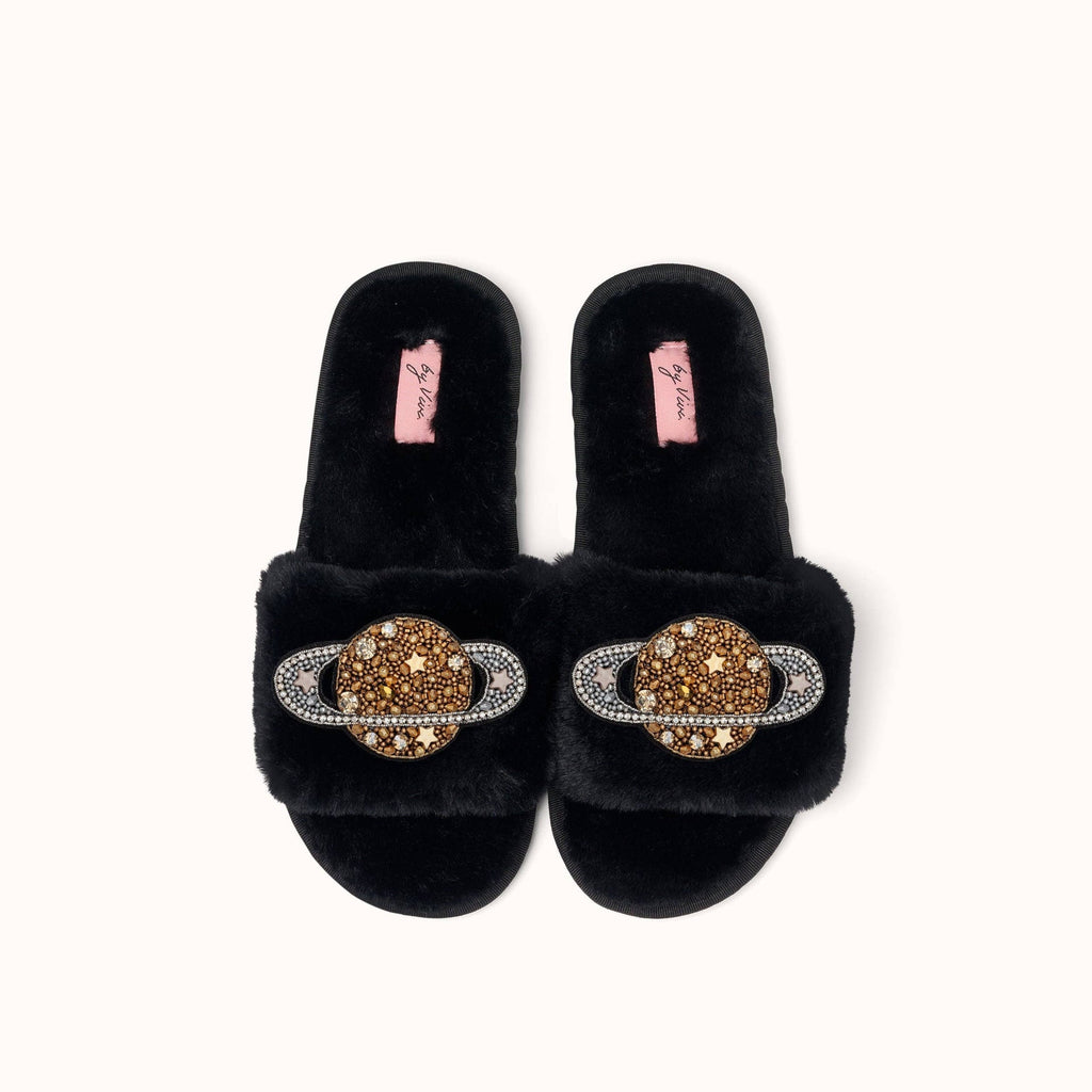 Paire de broches pour Chaussons - Saturne
