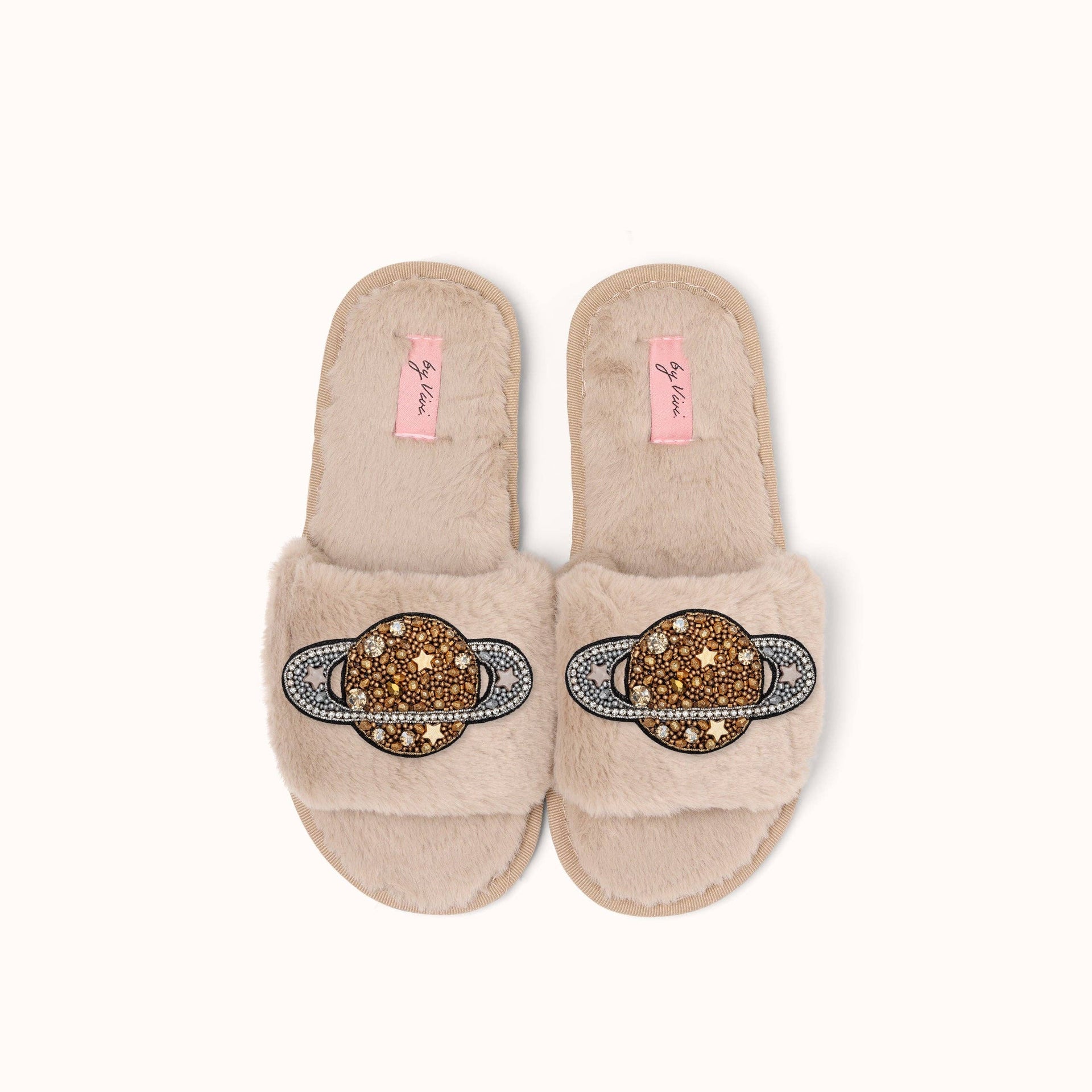 Paire de broches pour Chaussons - Saturne
