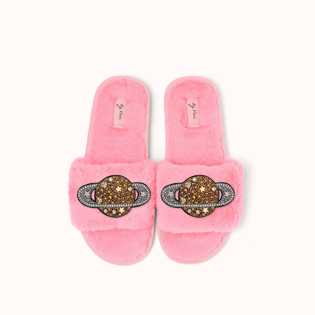 Paire de broches pour Chaussons - Saturne