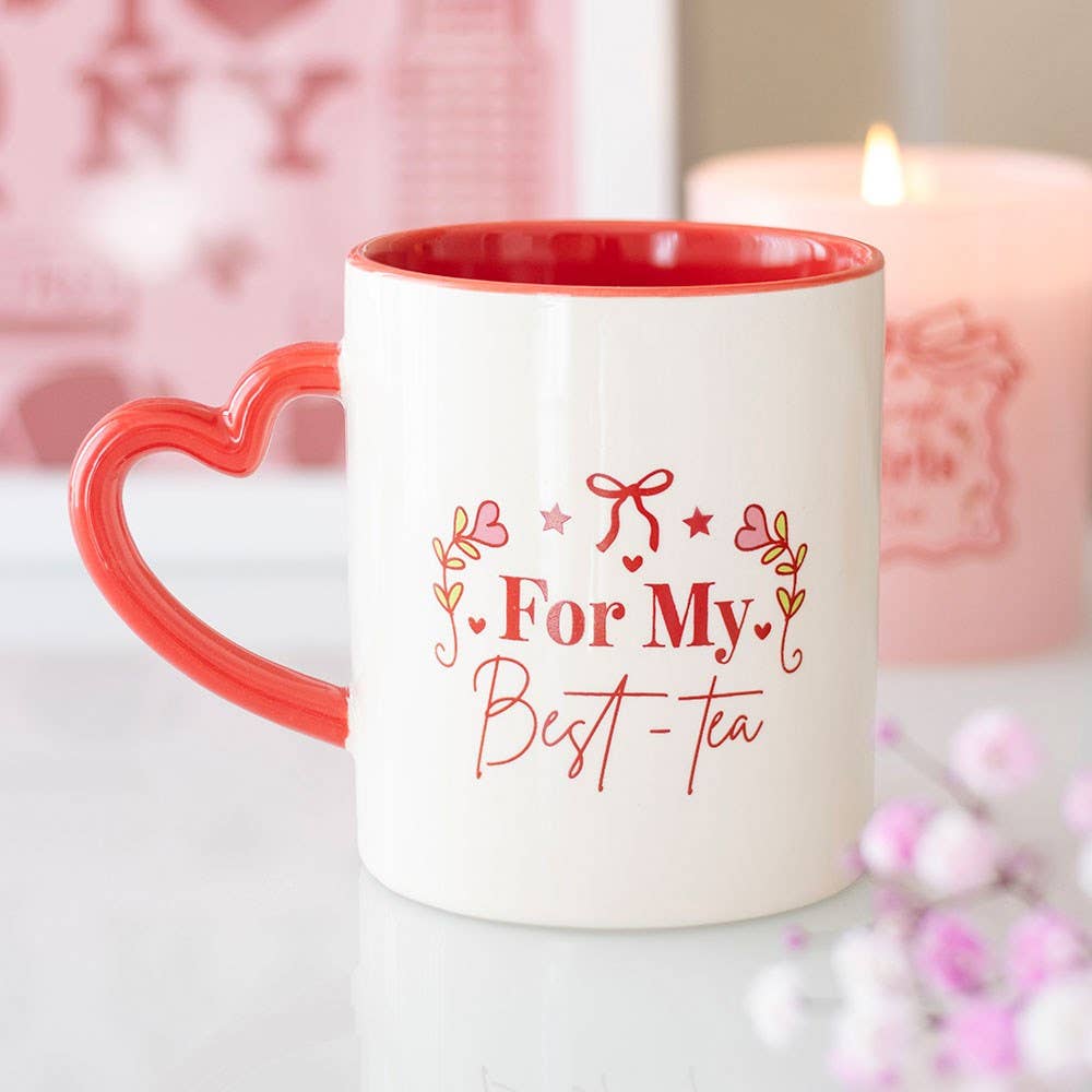 Per la mia tazza Miglior Tè con manico a forma di cuore