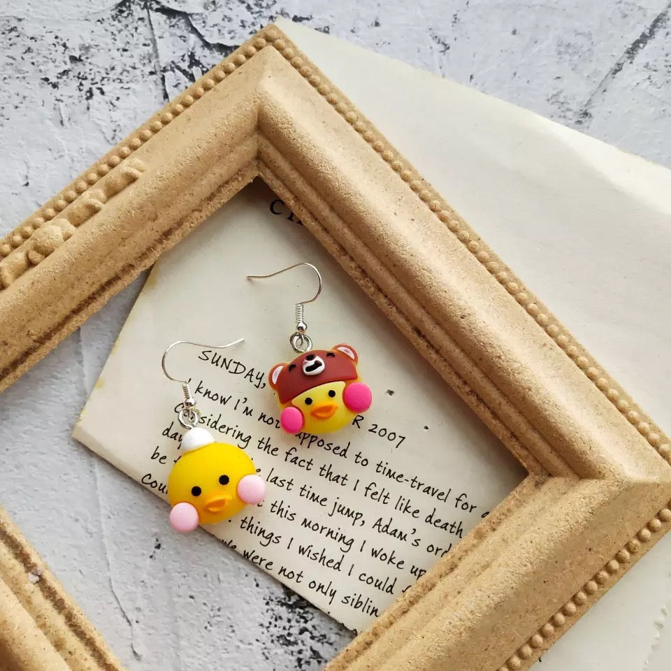 Boucles d'Oreilles Canard LaLaFanFan