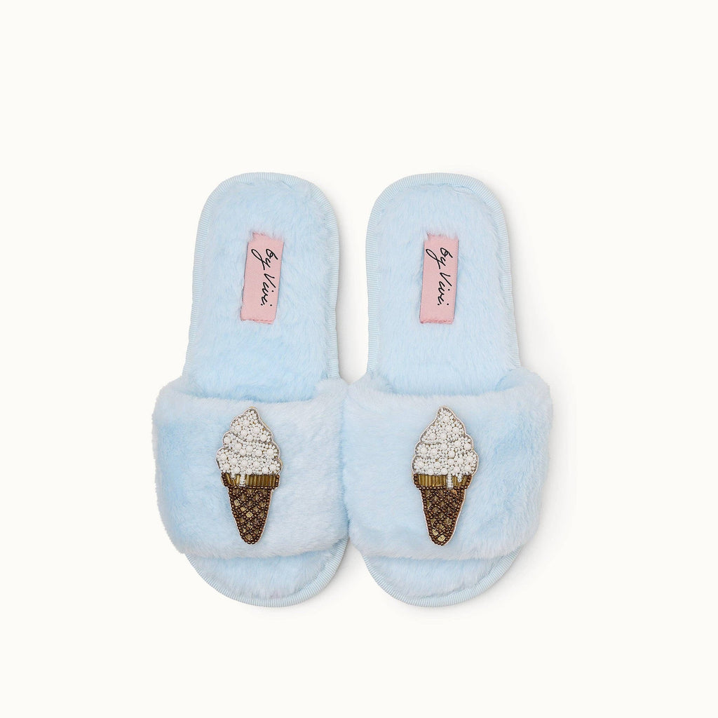 Paire de broches pour Chaussons - Glace