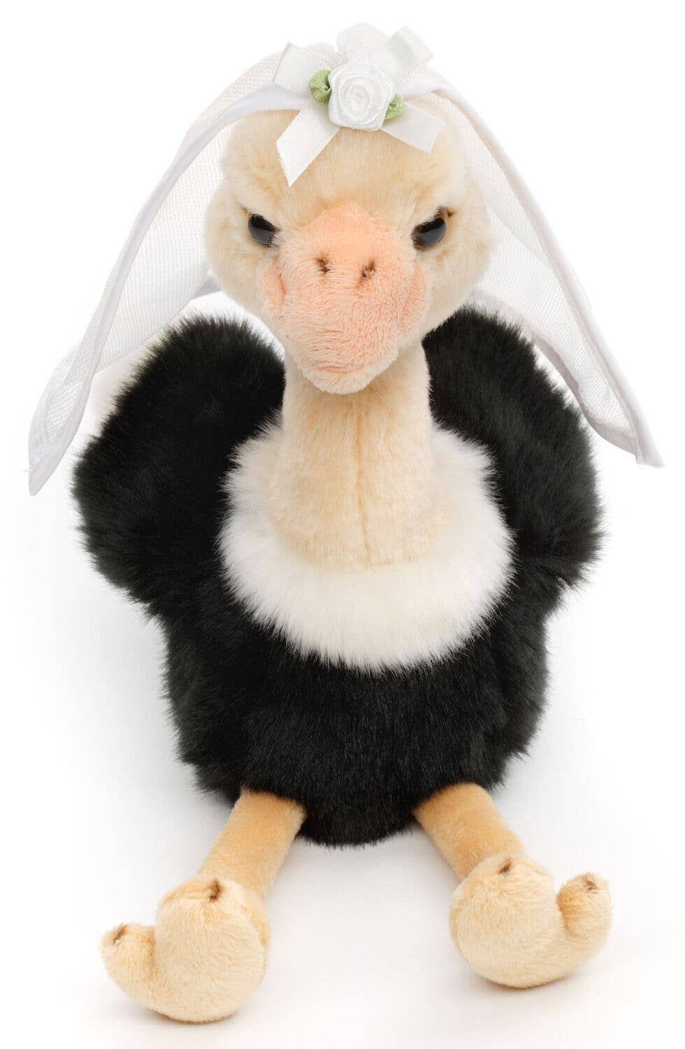 Bouquet peluche doiseaux avec voile de mariée Uni Toys