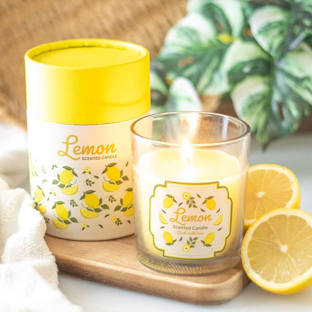 Bougie parfumée au citron