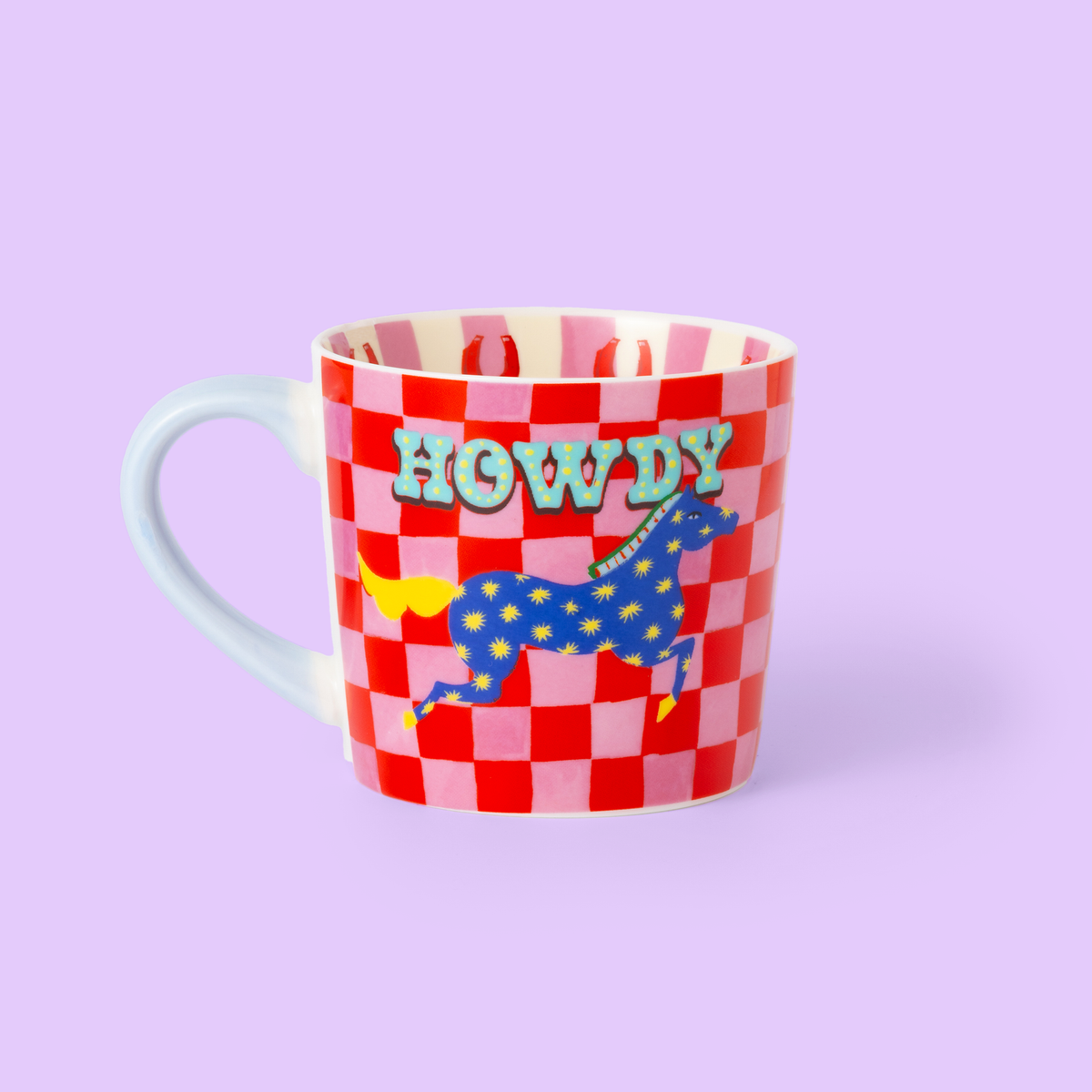"Howdy" Horse Mug