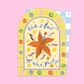 Étoile de la fête Carte arquée