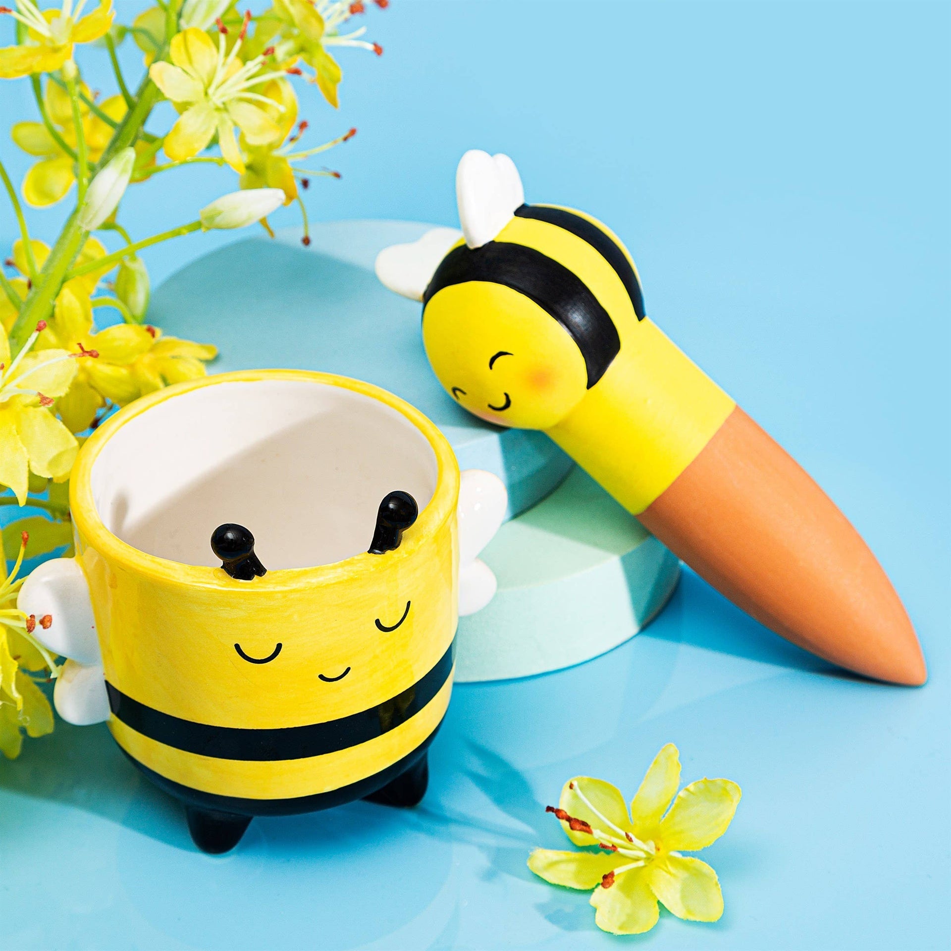 Mini jardinière à abeilles sur pieds
