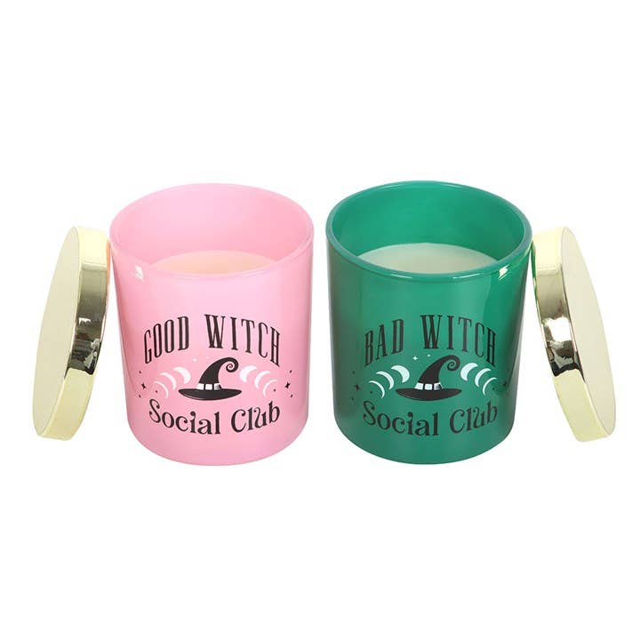 Set di 2 candele profumate Buona Strega e Cattiva Strega